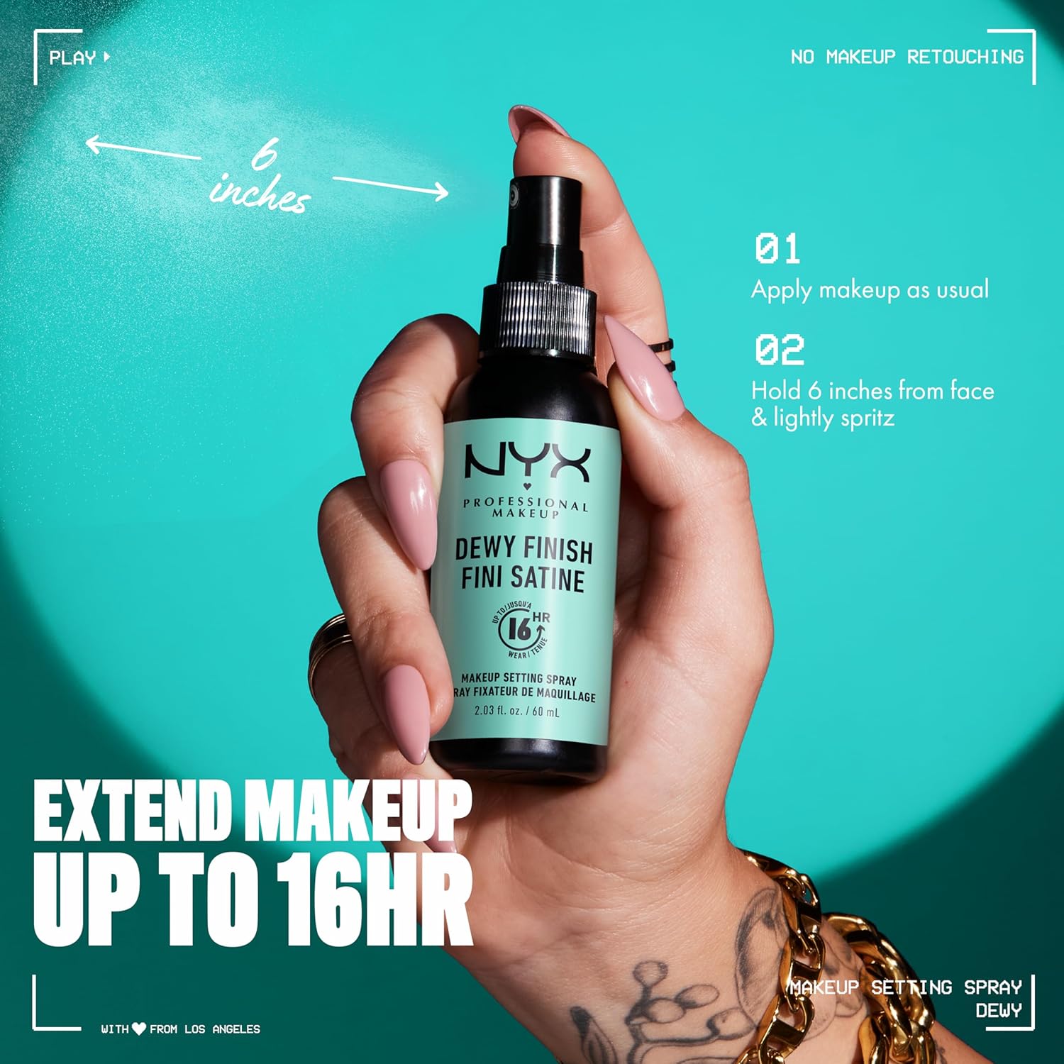 Makeup Setting Spray - Dewy Finish