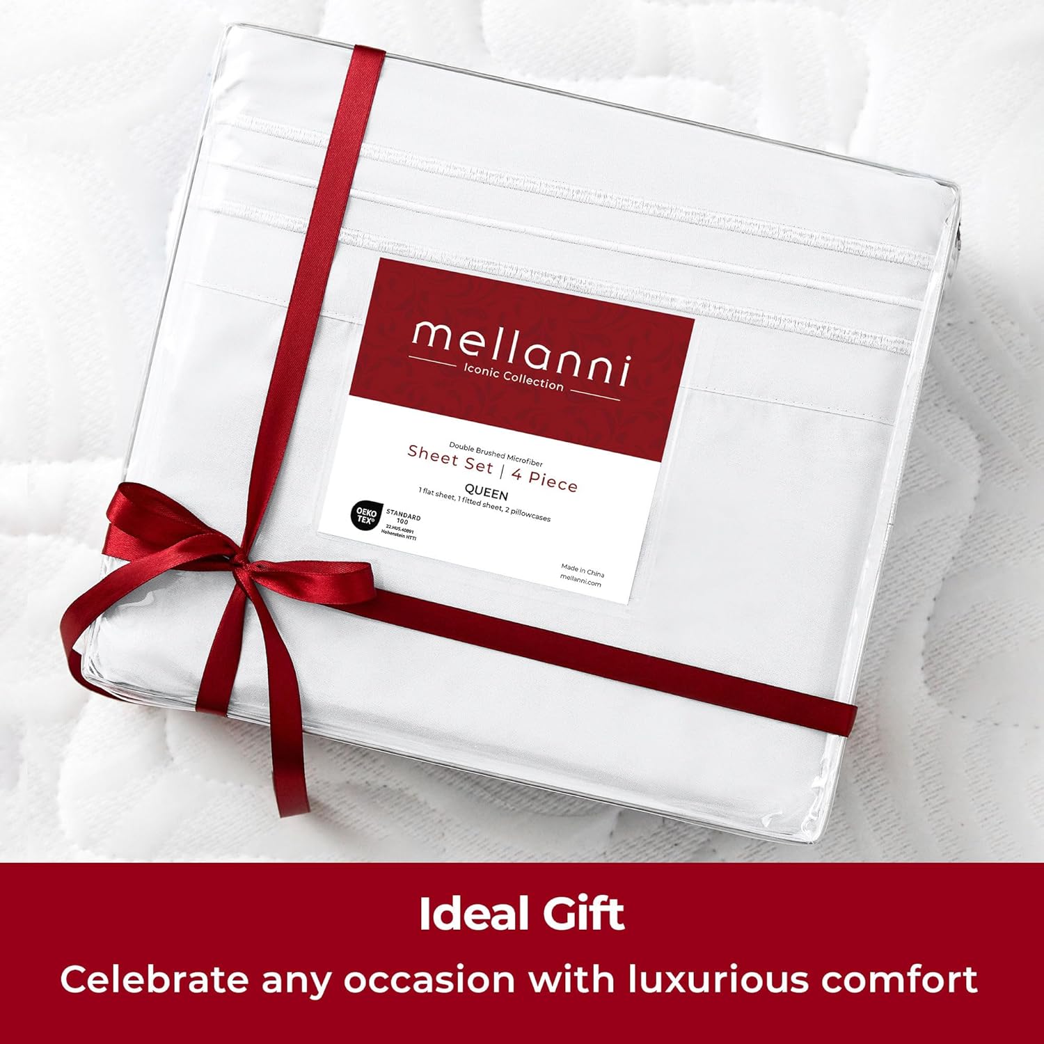 Extra Deep California King Sheets - 4 PC- Hotel Luxury, Ultra Soft, Cooling Bed Sheets - Wrinkle, Fade, Stain Resistant