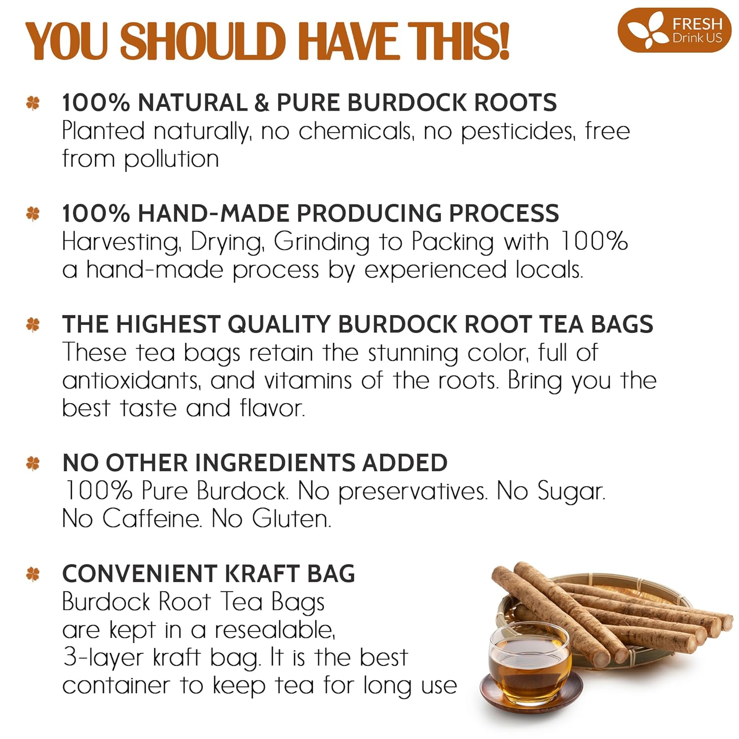 Burdock Root Tea Bags
