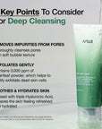 Heartleaf Quercetinol Pore Deep Cleansing Foam, Facial Cleanser, for Double Cleansing, BHA, Hyaluronic Acid, Glycerin, Face Wash, Blackhead Remover, Korean Skincare (150Ml/5.07 Fl.Oz.)