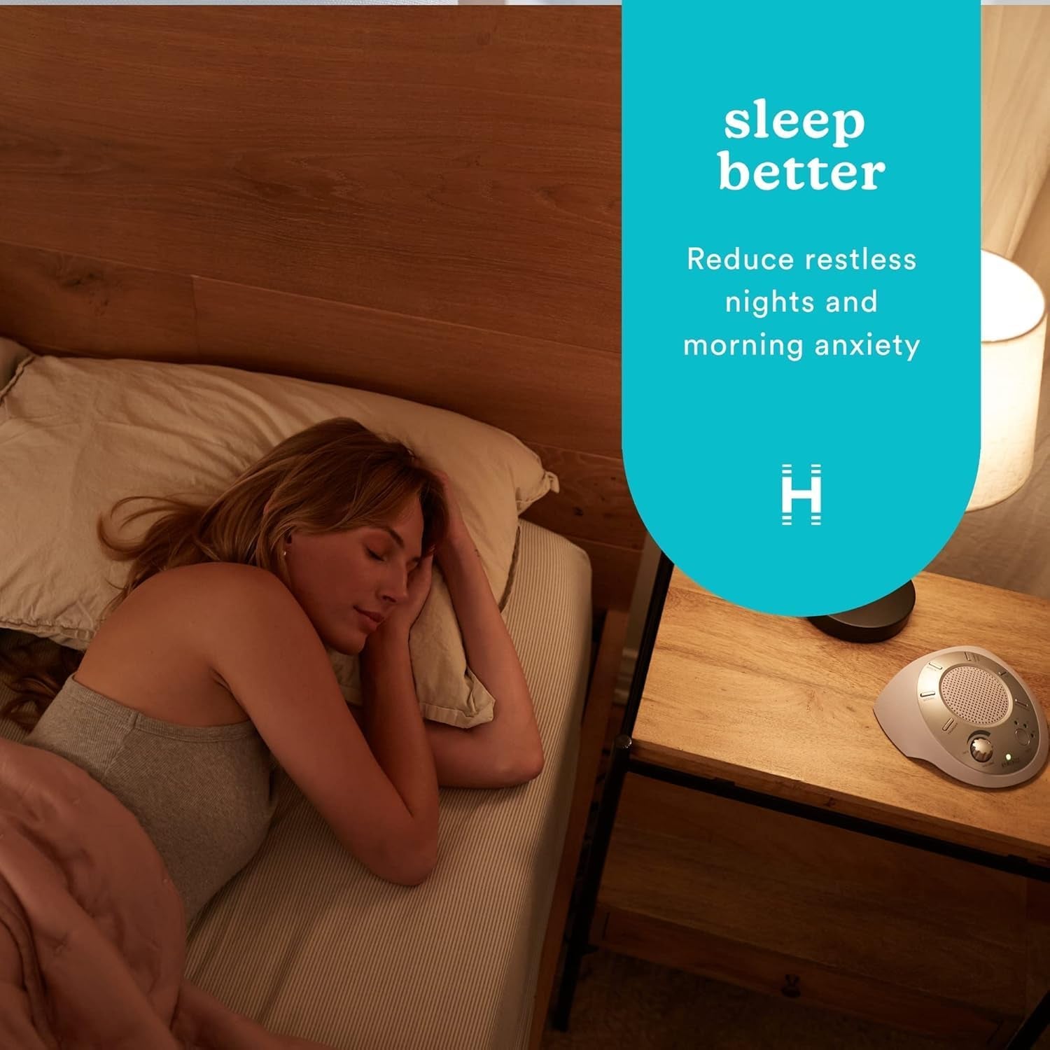 Soundsleep White Noise Sound Machine, Silver, Small Travel Sound Machine with 6 Relaxing Nature Sounds, Portable Sound Therapy for Home, Office, Nursery, Auto-Off Timer, by