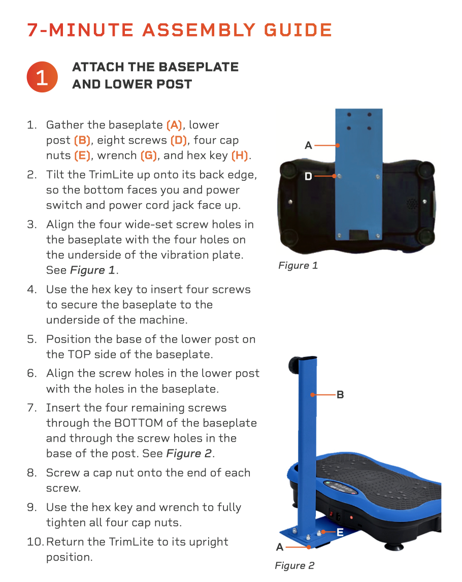 Vibration Plate Exercise Machine with Adjustable Removable Armrests