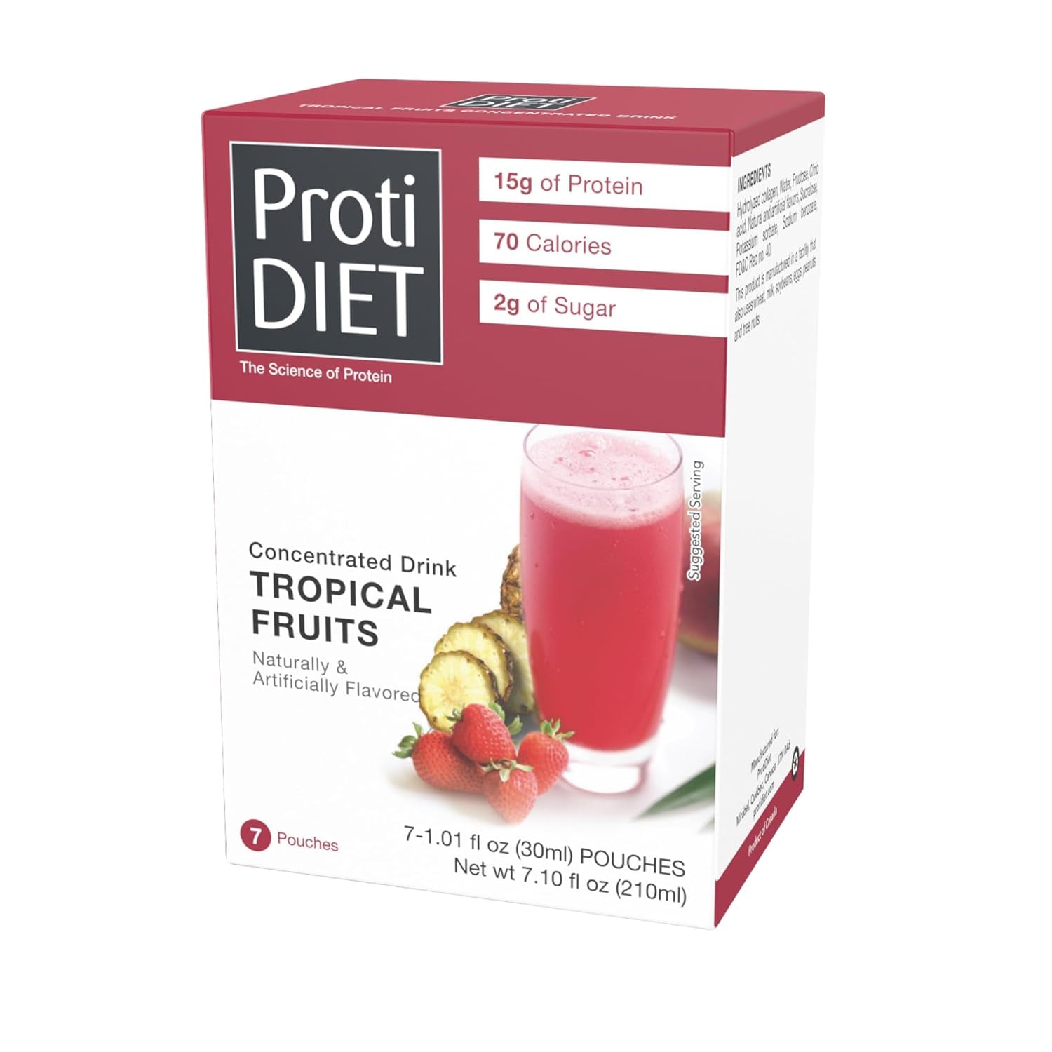 Tropical Fruits Flavored Concentrated High Protein Drink