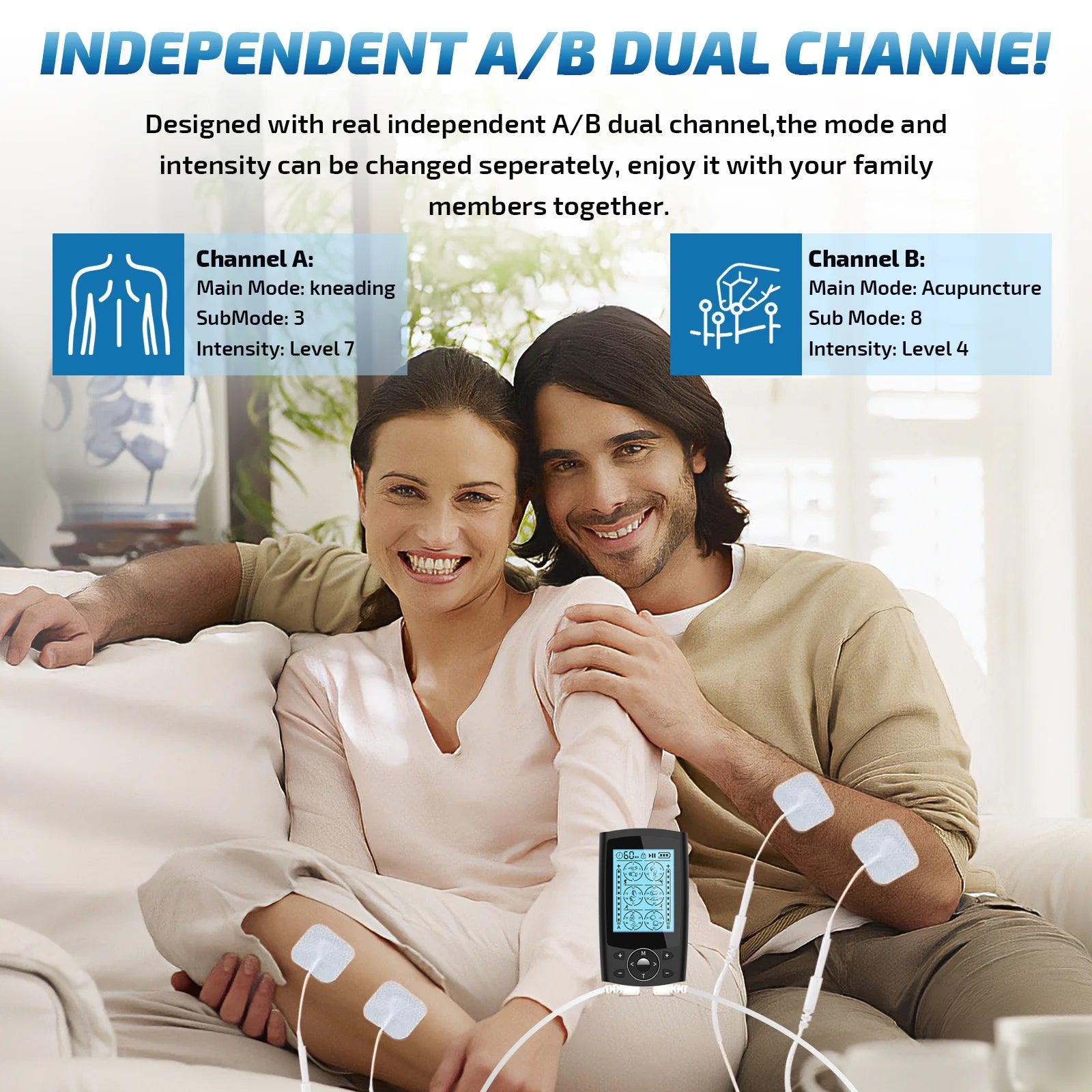 TENS Unit Muscle Stimulator -EMS Back Massager