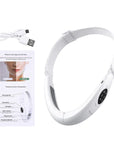 Ckeyin V Shaped Facial Lifting Device Red Light Therapy Face Slimming Tightening Machine EMS Neck Massager Remove Double Chin
