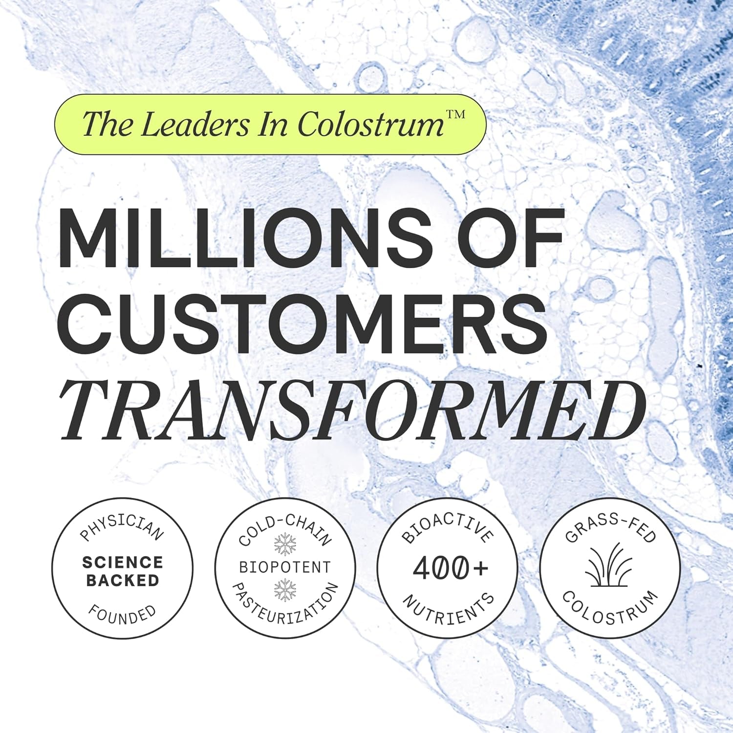 Colostrum™ Premium Powder, Gut Health Bloating Immunity Skin & Hair
